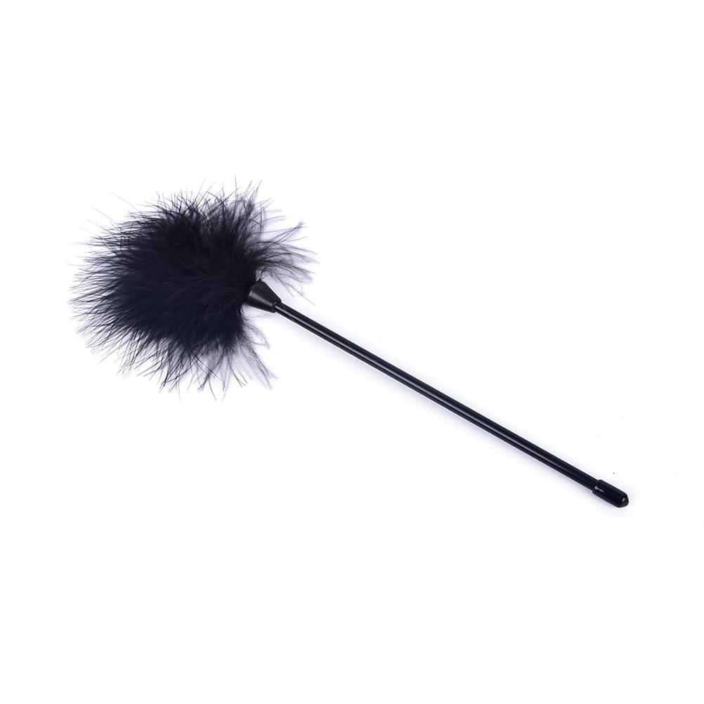 1PC PU Leather Sexy Whip For Lovers Couples Spanking Paddle Slap Clap Flap On Butt With Flirt Tickle Feather SM Sexy Game