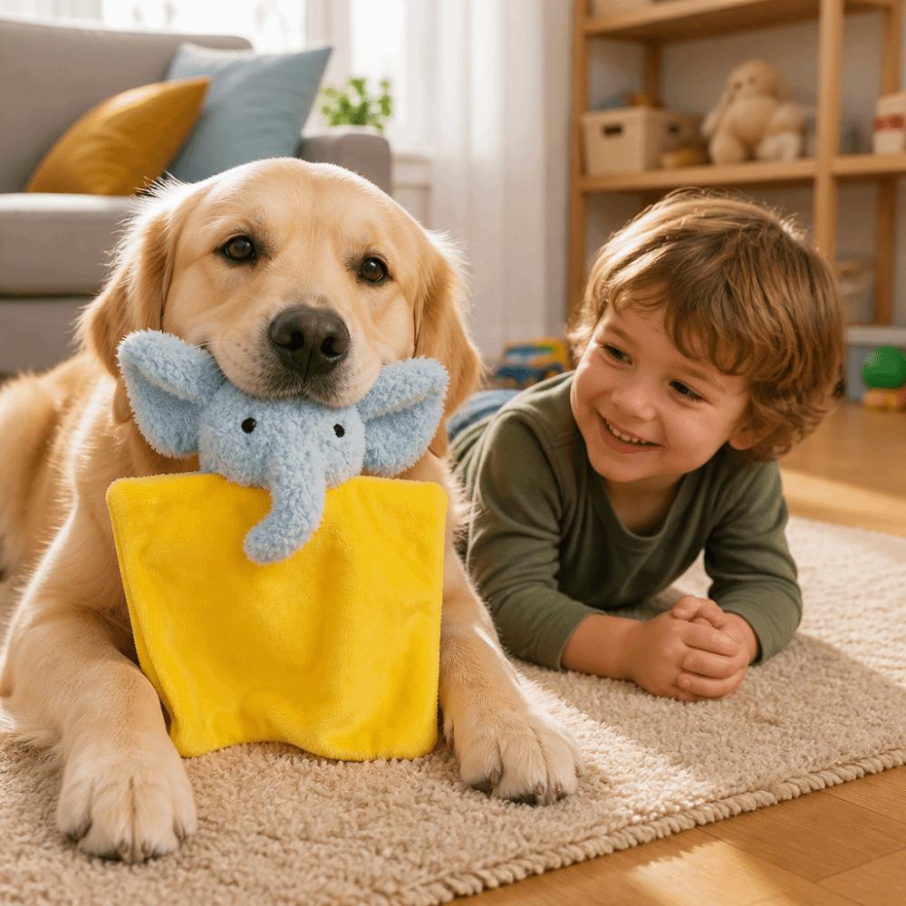 Plush Material Bag Charm Plush Toy Soft Fabric Keychain Plush Toy Cute Dog Chew Toy  For Girls
