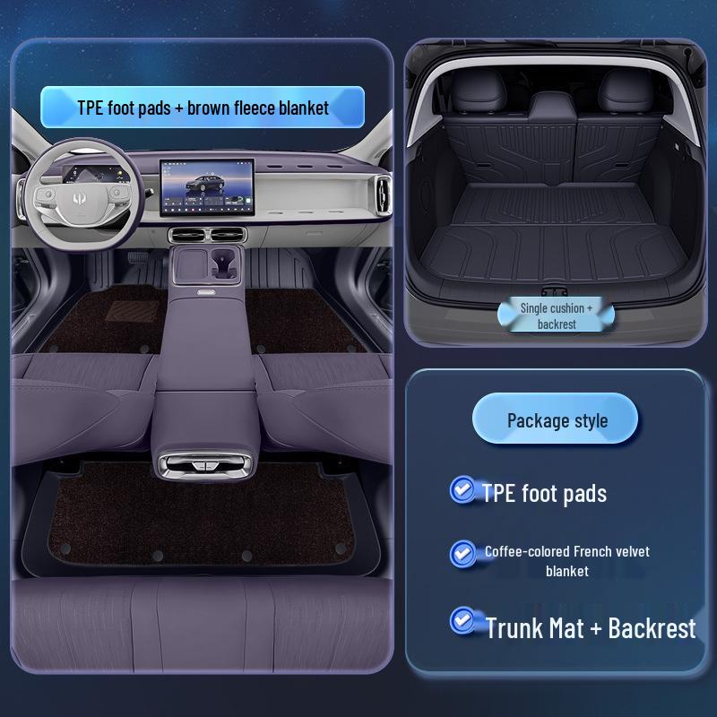 Leapmotor B01 TPE2026 Floor Mats: Custom Five-Seater Car Interior Carpet Accessories