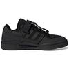 Adidas Originals Forum Low Leder Bequem Trendige Low-Top Skate Schuhe Unisex Sneaker Schwarz IG7596