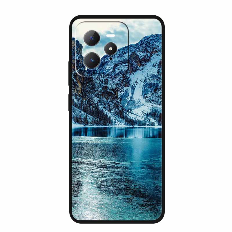 For Realme GT 7 Pro 5G Case Original Soft Silicone TPU Phone Cases Back Cover For Realme GT7 Pro Scenery Shockproof Bumper Etui