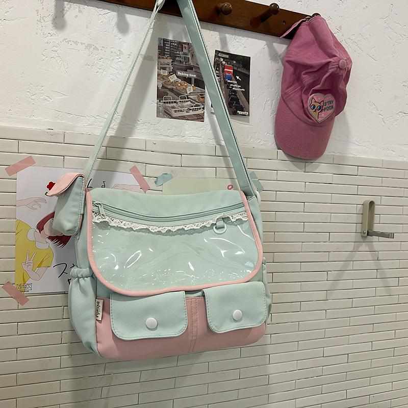 Student Class Shoulder Bag Women's Large Capacity Crossbody Bag