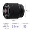 SONY FE OSS Standard Zoom Lens 28-70mm F3.5-5.6 (full-frame Compatible)