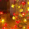 Battery Powered New Year String Light Flashing Spring Festival String Light  Holiday