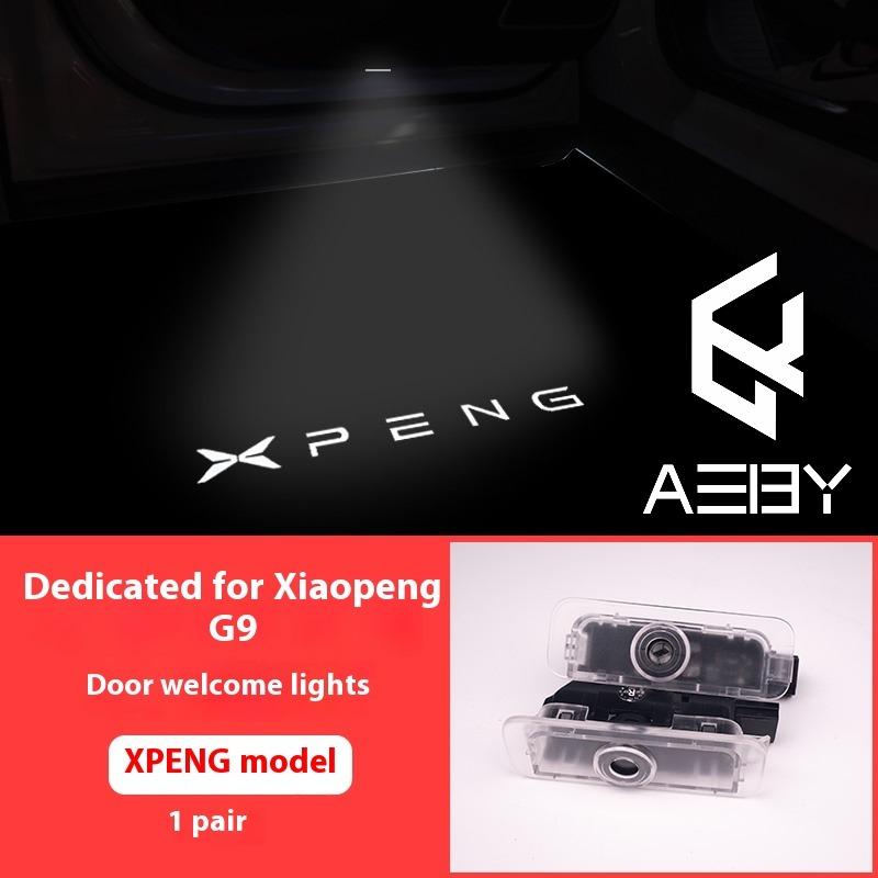 

AEBY Car Laser Door Projection For XPENG G9 2022-2025 Welcome Light Projection Lamp Under The Door Modification Accessories