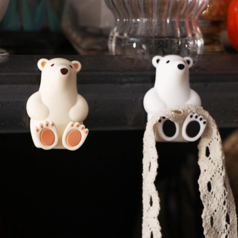 PVC Toothbrush Rack Bear Polar Bear Toothbrush Holder Cute   Bathroom