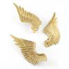Solid Brass Angel Wings Wardrobe Handles | Gold Plated Matte Finish | Nordic Style Cabinet Knobs | High-Grade Creative Hardware