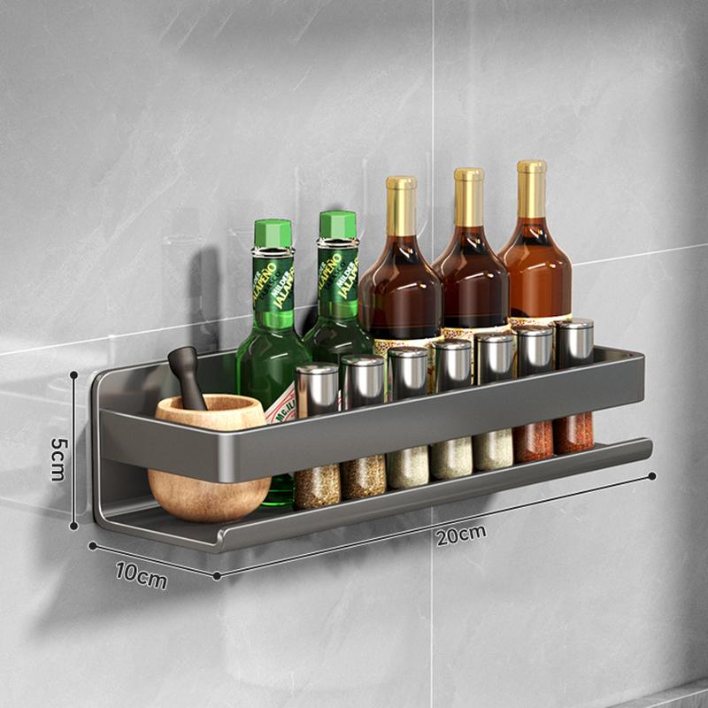 Wall Mounted Shelf Storage Wall Organizer Storage Shelves Punching Rack For Bathroom Kitchen Storage & Organization Hardward