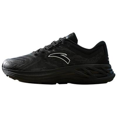 Cushioning, Wear Resistant Low Top Running Shoes Men's Black Gray 112415531-4