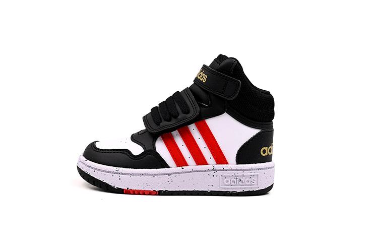 Adidas Hoops Mid I  Black White Vivid Red  HR0229 23