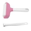 2PCS Pinkish Stamping Roller Hard Rubber Rubber Roller Printmaking Roller  Leather Crafting