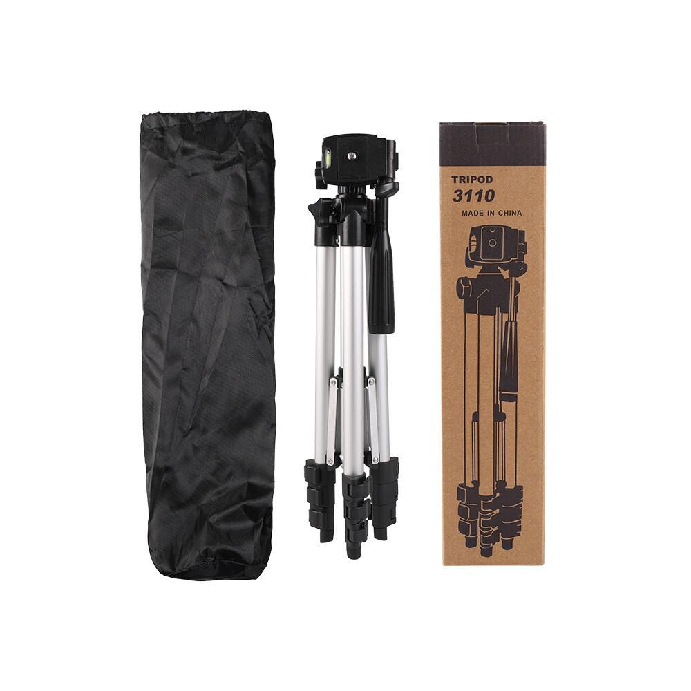 Aluminum Mobile Phone Holder & Projector Stand with Remote Control Tripod for Outdoor Shooting & Live Streaming