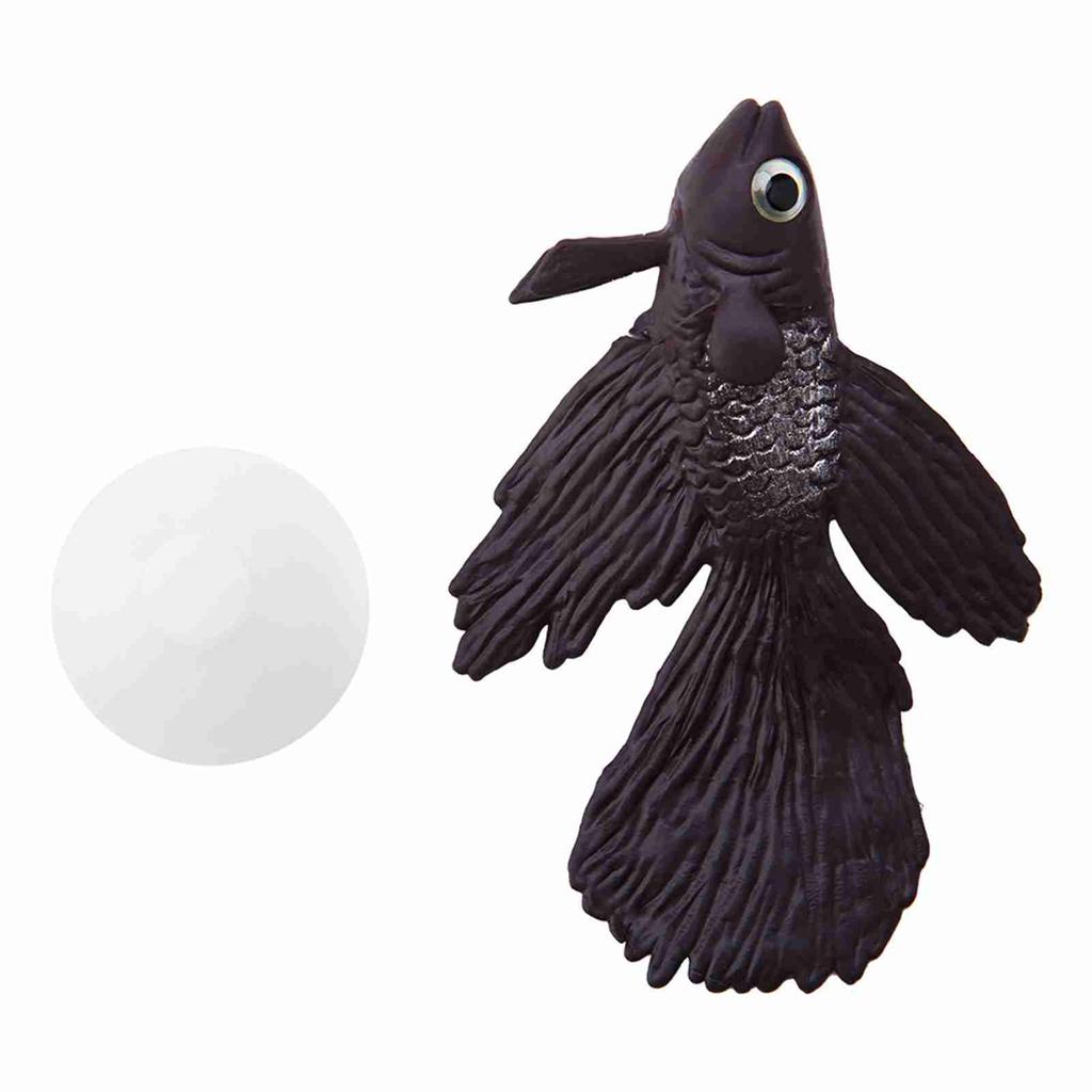 Aquarium Decoration Funny Artificial Silicone Small Fish Fish   Ornament Red Betta Fish