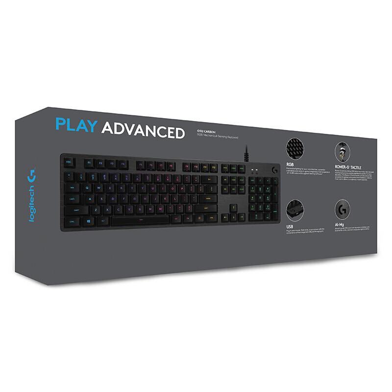 Logitech G512 CARBON RGB Mechanical Gaming Keyboard