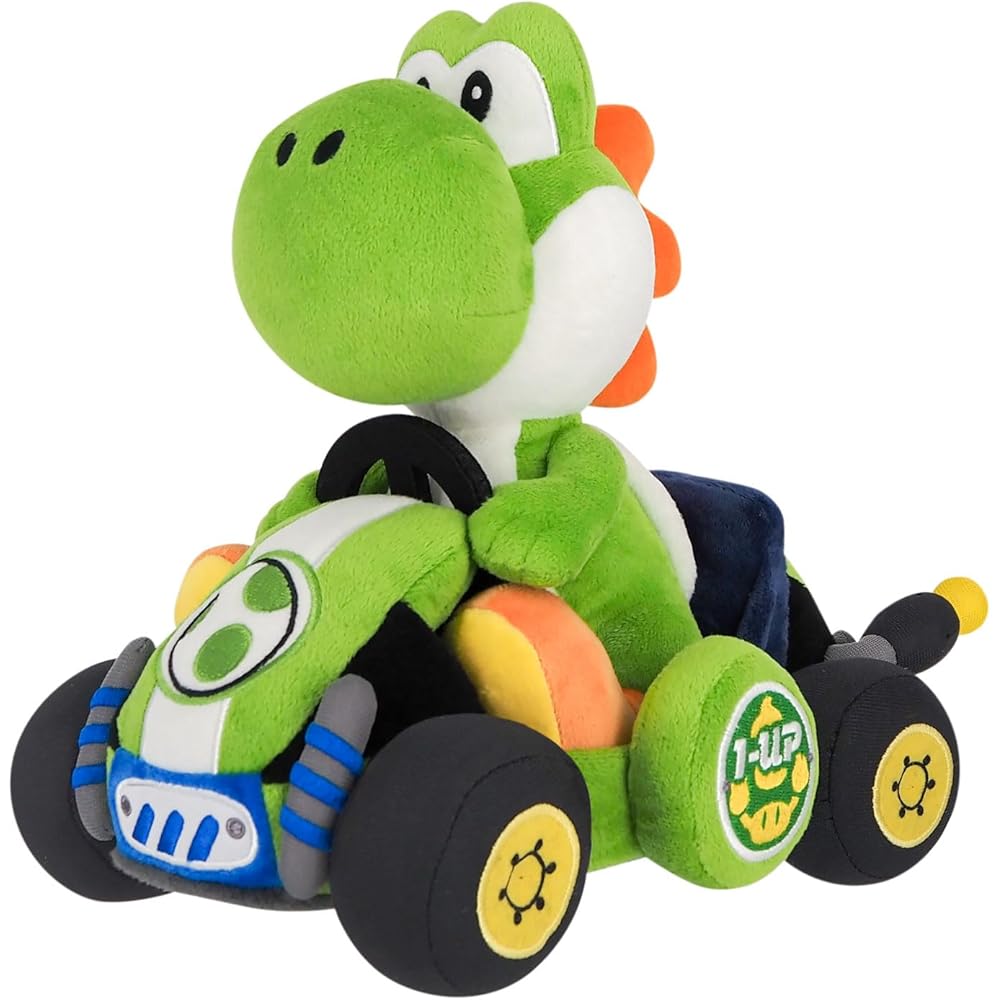 Sanei Boeki Super Mario Yoshi Plush Toy 17x27x23cm MKW02