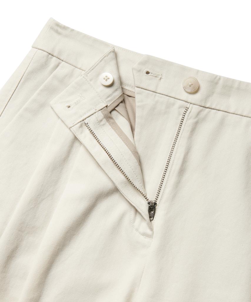MUSINSA STANDARD WOMAN Women'S Two-Tuck Wide Chino Pants [Cream]