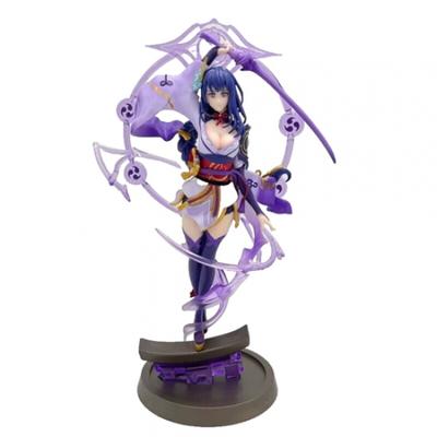 Genshin Impact Raiden Shogun Anime Figur PVC Sammlerstücke Modell Puppe Spielzeug 10,6''