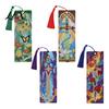 Kids Educational Toys 4PCS Christmas Theme Diamond Painting Bookmarks, Creative DIY Art Kits, Novelty Book Lovers Gift Stress Relief Portable Markers