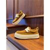 Autumn suede leather solid color comfortable low-top lightweight simple niche casual shoes tt