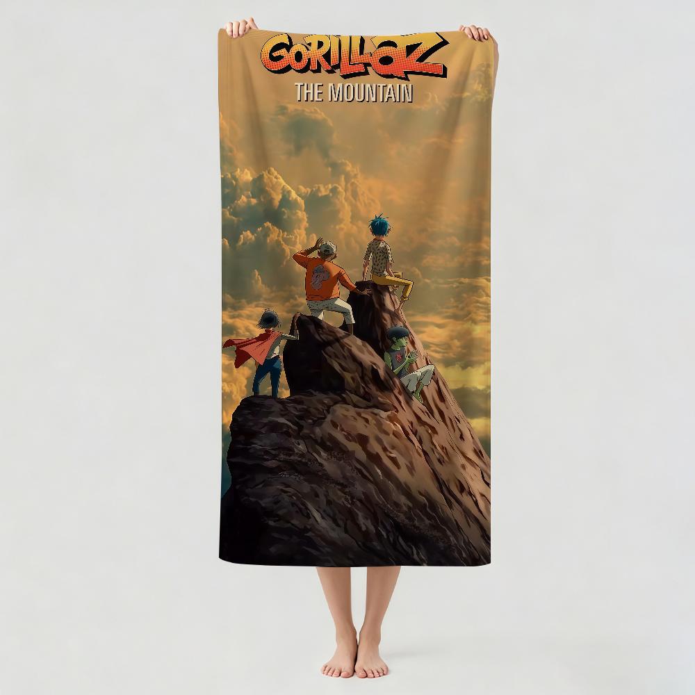 Rock Band G-GorillazS Towel Drying Bath Towel Applicable To Light Swimming Camping Yoga Beach Out