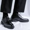Business Casual Men's Shoes  Fashion Man Versatile Shoes Lace Up Men Casual Comfortable Wedding Party Minimalism Office Footwear