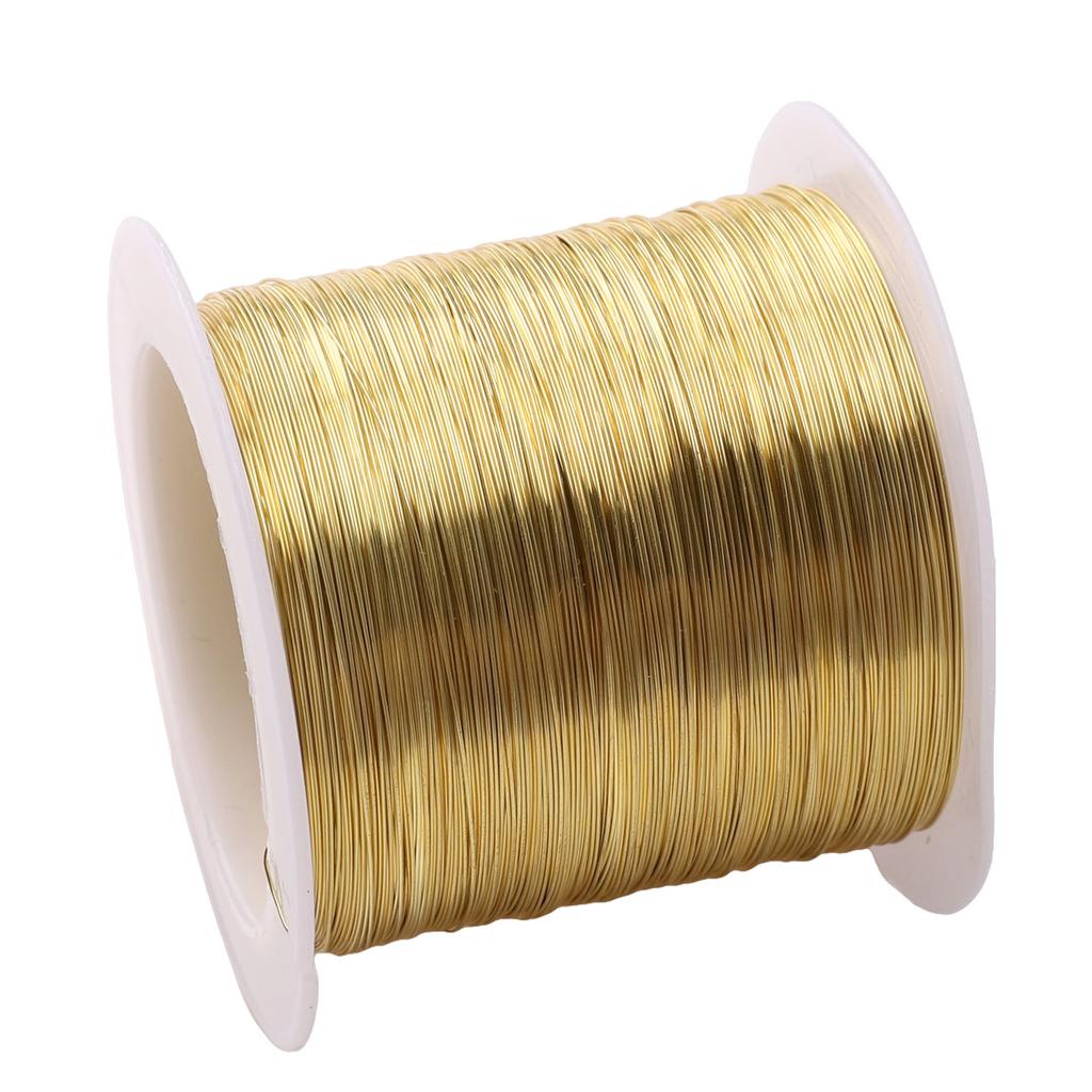 Excellent Bronze Thread For Handmade Jewelry And Decorative Sewing Projects Bulk 328Yard Roll