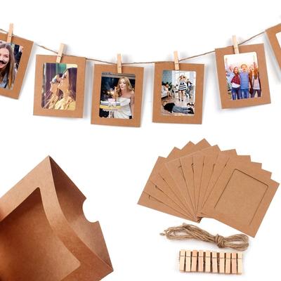 Fotorahmen-Clip, Fotowand, Happy Birthday-Banner, Hochzeitstagsdeko, Babyparty, 1. Geburtstag, Bilderrahmen, Girlande