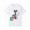 Pete Katten Rockende T-skjorte Morsom Dame T-skjorte Kawaii Retro Trend Kule Gate T-skjorter Bomulls T-skjorter av Høy Kvalitet Camisetas Mujer