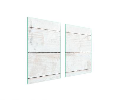GLAS-SCHUTZPLATTE FÜR DIE KÜCHE 65x52 HOLZ