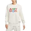 Nike Sportswear Oversized Crew Neck Fashion Comfortable Sweatshirt Women Sweatshirt White HV8462133