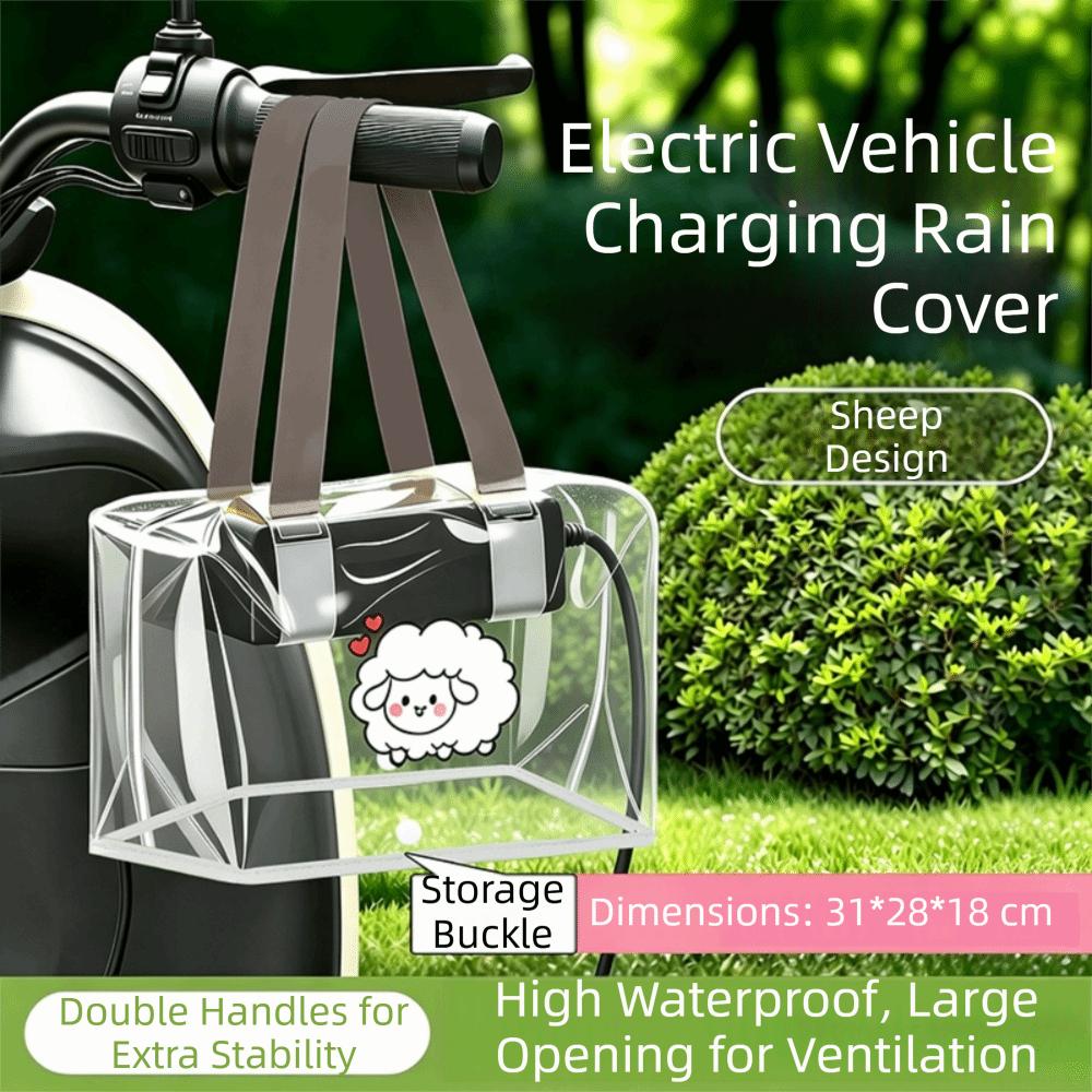Dustproof Electric Scooter Charger Pouch Thicken Plug Socket Protection Organizer Storage
