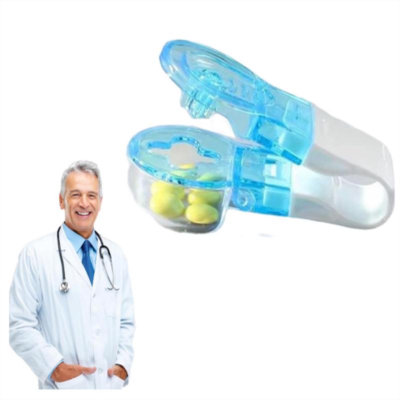 Portable Pill Organizer with Splitting and Dispensing Functions