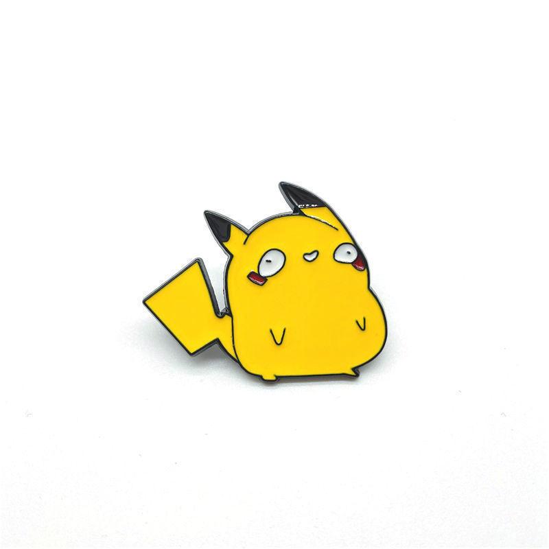 Pokémon cartoon anime alloy badge Pikachu Japanese brooch elf pendant jewelry clothing accessories