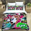 3D Cartoon Game Splatoon Bedding Sets Exquisite Bed Supplies Set Duvet Cover Bed Comforter Set Bedding Set Luxury Birthday Gift