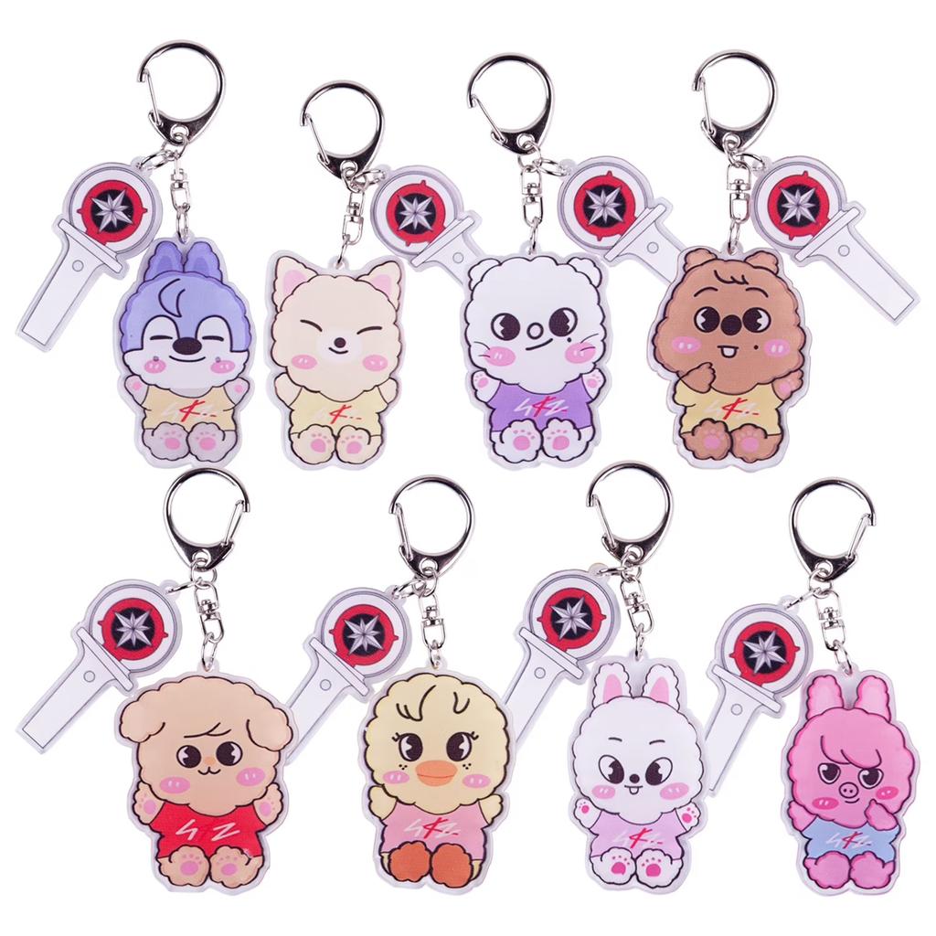 Inspiration Keychain Series Cute Pendant Fan Gift Set Keychain Wallet Buckle