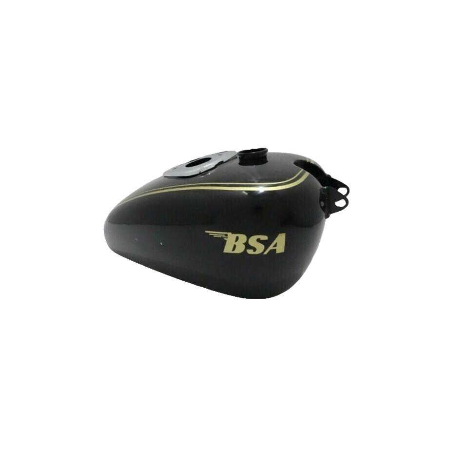 BSA M20/21 DLXM22/M23/24 Black Painted Golden Lining Petrol Tank Steel |Fit For