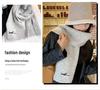 Korean Style Thickened Winter Puppy Embroidery Scarf - Warm, Versatile, Windproof Shawl for Women