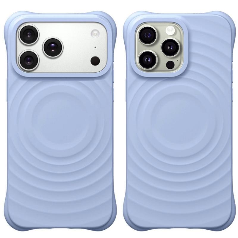 Original Liquid Silicone Water Ripple Magnetic Case For iPhone 17 Air 16 15 14 13 12 11 Pro Max Plus Wireless Charging Cover
