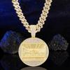 Nuovo Ciondolo Ultima Cena Collana Catena Cubana Con Catena Ghiacciata 14mm Moda Hip Hop Uomo Ciondolo Charm Collane Tennis Gioielli