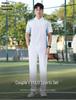 Unisex Digital Print Polo Shirt & Long Pants Set - Summer Sports Casual Wear