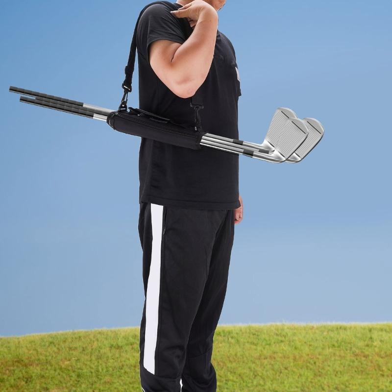 Golf Pencil Bags with Shoulder Straps Driving Range Practice Golf Club Sleeves