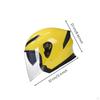 Half-Style Motorcycle Helmet Glossy for Daily Commuting, Scooter Riders