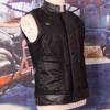 Motorkářská kožená vesta čínské velikosti Pánské Bundy bez rukávů z pravé hovězí kůže 100% SKUTEČNÁ hovězí kůže Stojánek Vesta Svrchní oblečení