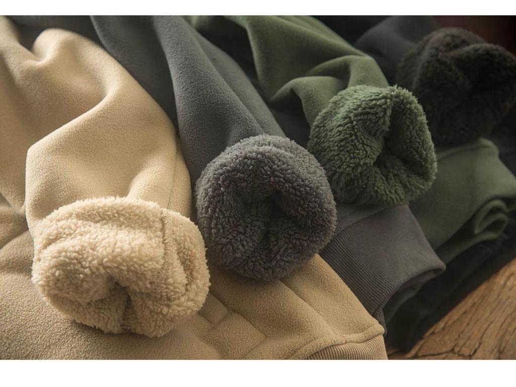 AmeKaji Herren Dicke Fleece Baseballkragen Jacke für Herbst/Winter