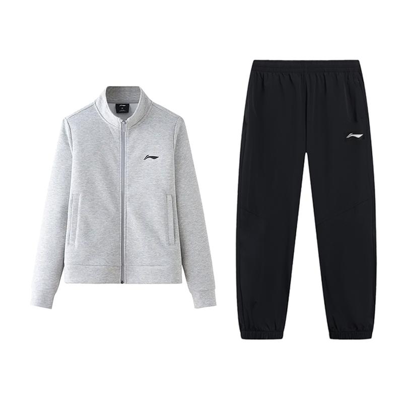 Li Ning Casual Sportswear Unisex Coin Gray+Black AWDVP57-1AYKT415-1 3XL