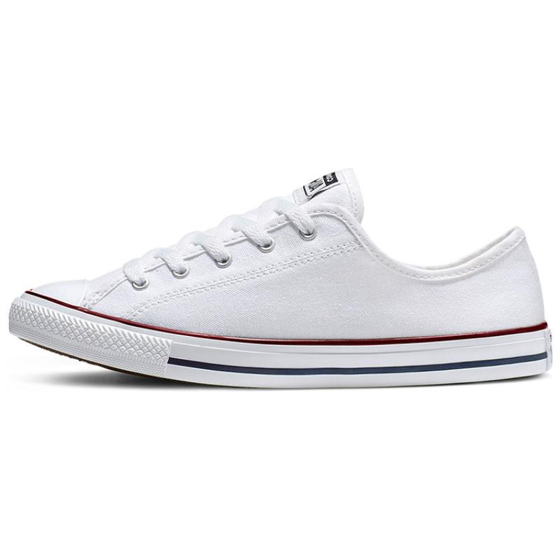 

Converse Chuck Taylor All Star Dainty OX Round Toe Lace-up Lightweight Low-top Canvas Shoes Women s White 36