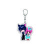55MM Anime Shugo Chara Keychain Yume Hinomori Kuroya Kaito Haruto Yashiro Key Chain Acrylic Model Plate Christmas Gifts