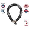 Monobloc Chain Lock - ABUS - 1480/120 - 14 Mm Links - Fabric Sheathing - XPlus Cylinder
