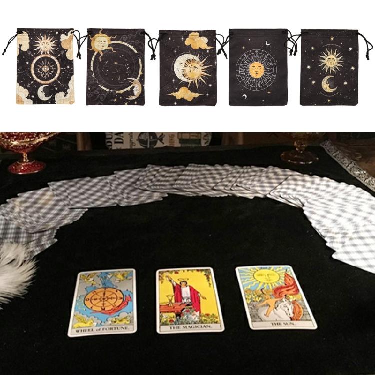 Wahrsagerei Tarots Beutel Brettspiel Mini Schmuckverpackung Aufbewahrungsbeutel Geschenktüte