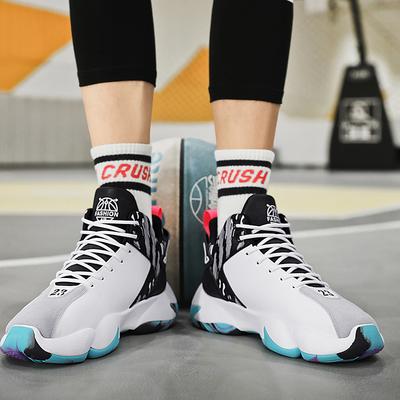 Sneakers Spring and Autumn New Camouflage Basketball Shoes High Top Student Running Shoes
